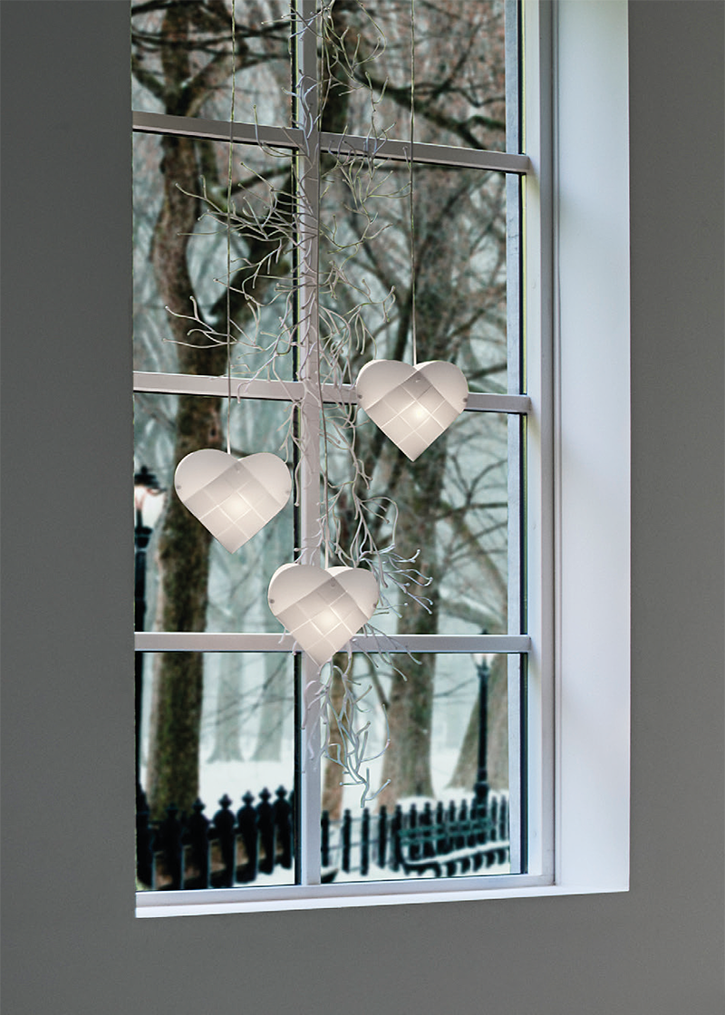 Le Klint - 8130 Flettet Julehjerte Lampe - 2 - Jacobsen Plus