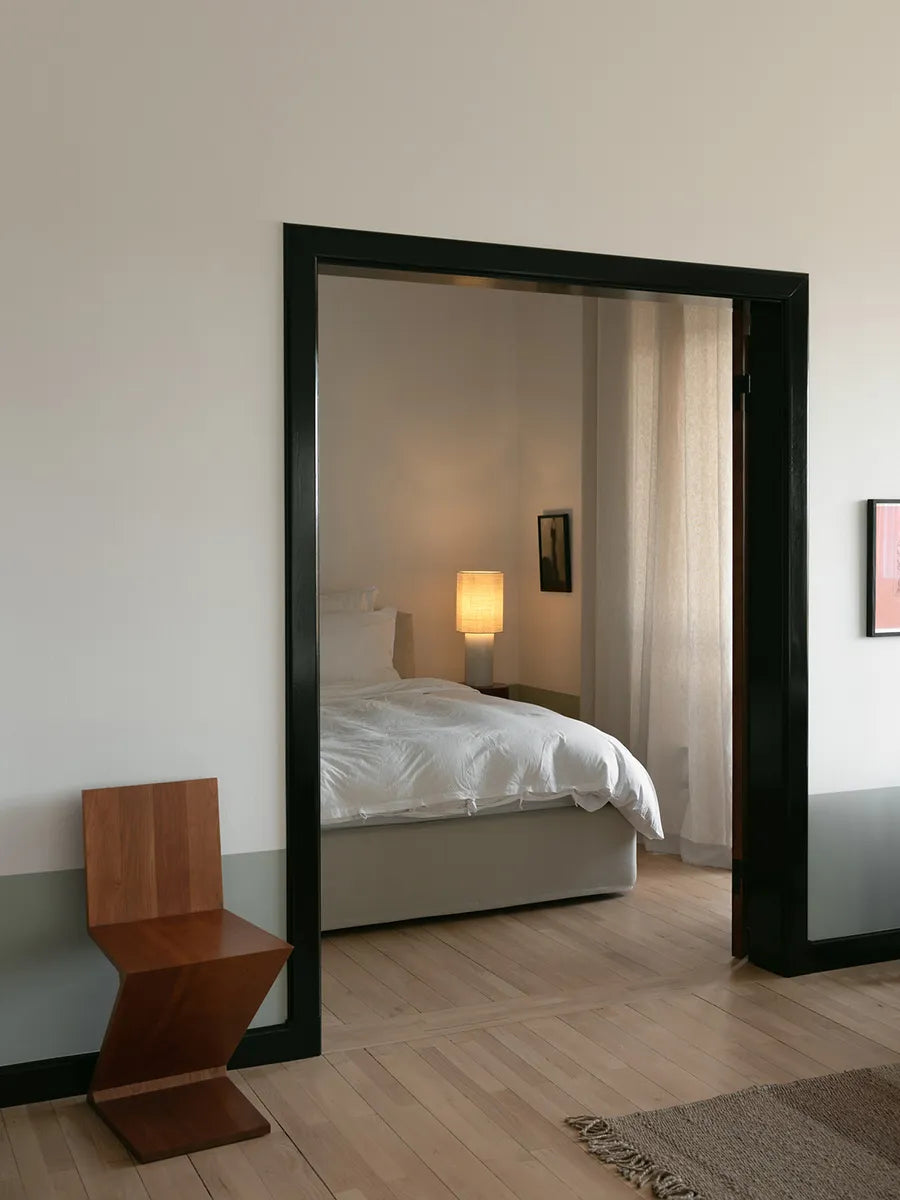 The Eight Over Eight Lamp Small, white marble fra Louise Roe - 4 - Jacobsen Plus