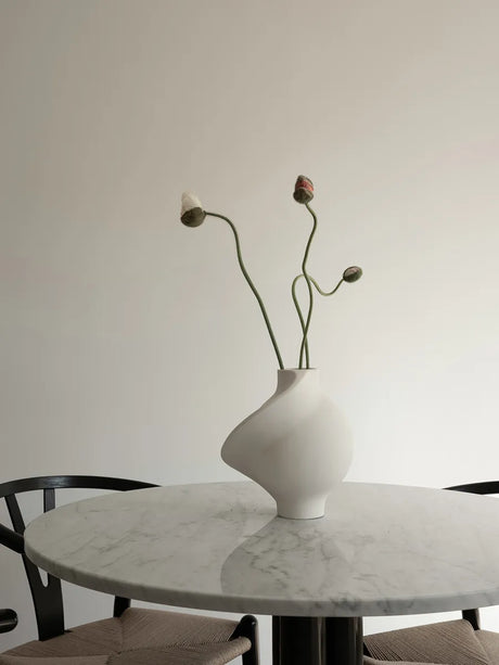 Pirout Vase 01, ceramic fra Louise Roe - Sanded Grey - Jacobsen Plus