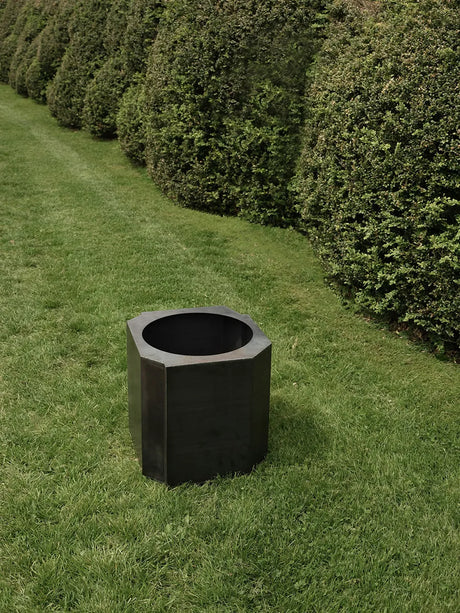 Funki Pot, large fra Louise Roe - Brushed aluminium - Jacobsen Plus