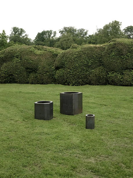 Funki Pot, medium fra Louise Roe - Brushed aluminium - Jacobsen Plus