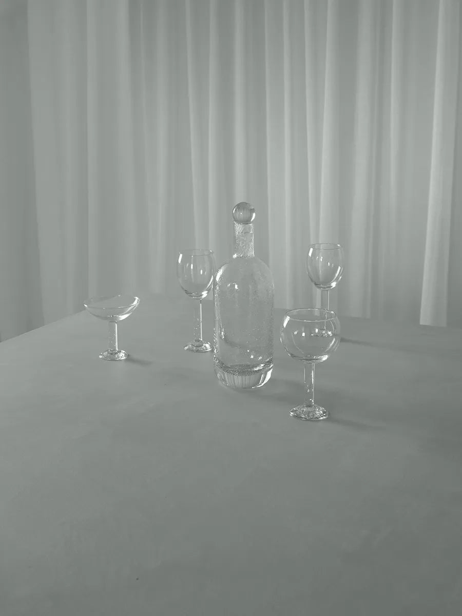 Bubble Glass Wine, plain top fra Louise Roe - 5 - Jacobsen Plus