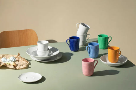 Rhombe krus m. hank, grøn fra Lyngby Porcelæn - 2 - Jacobsen Plus