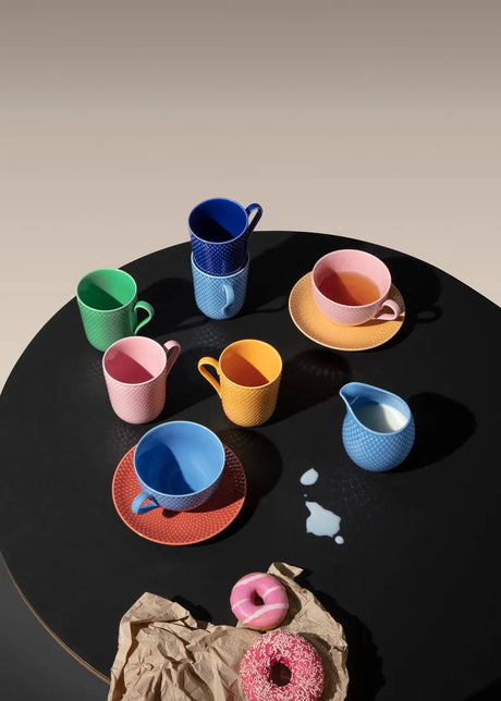 Rhombe krus m. hank, gul fra Lyngby Porcelæn - 3 - Jacobsen Plus