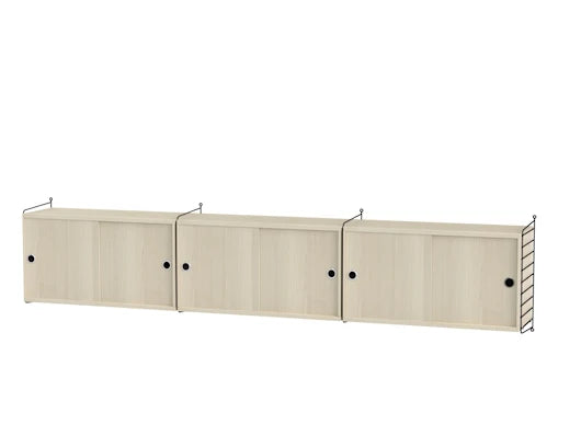 Reol, Living room D fra String - Sort - ask - Jacobsen Plus