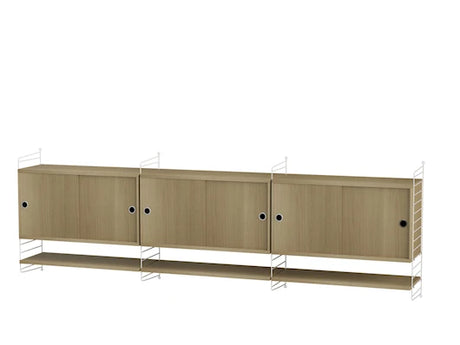 Reol, Living room E fra String - Hvid - eg - Jacobsen Plus