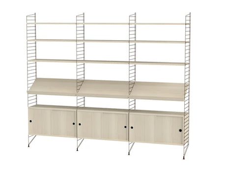 Reol, Living room G fra String - Brun - ask - Jacobsen Plus