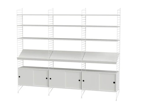 Reol, Living room G fra String - Hvid - hvid - Jacobsen Plus