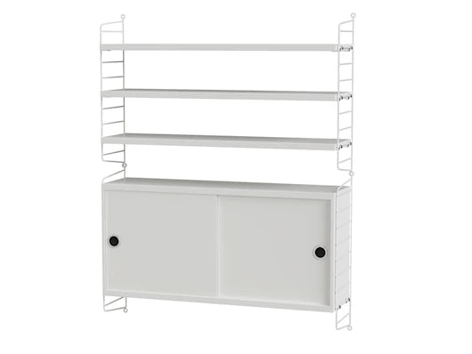 Reol, Living room I fra String - Hvid - hvid - Jacobsen Plus