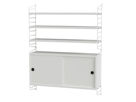 Reol, Living room I fra String - Hvid - hvid - Jacobsen Plus