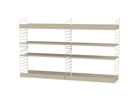 Reol, Living room L fra String - Beige - beige - Jacobsen Plus