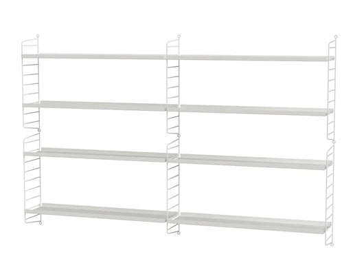 Reol, Living room M fra String - Hvid - hvid - Jacobsen Plus