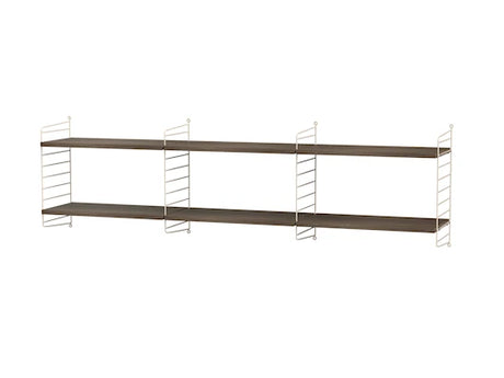 Reol, Living room O fra String - Beige - valnød - Jacobsen Plus