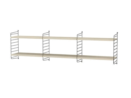 Reol, Living room O fra String - Sort - ask - Jacobsen Plus