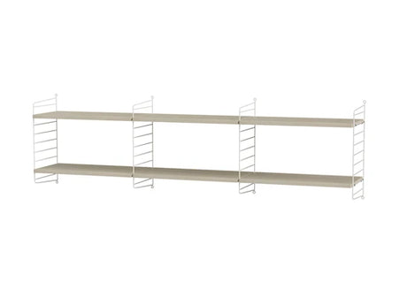 Reol, Living room O fra String - Hvid - ask - Jacobsen Plus