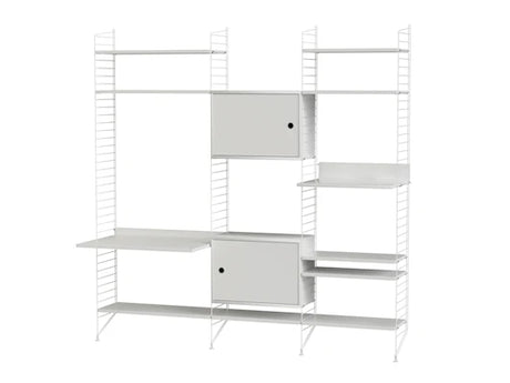 Reol, Living room P fra String - Hvid - hvid - Jacobsen Plus