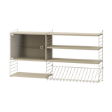 Reol, Living room S fra String - Beige - beige - Jacobsen Plus