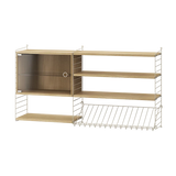 Reol, Living room S fra String - Beige - eg - Jacobsen Plus