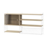 Reol, Living room S fra String - Hvid - ask - Jacobsen Plus