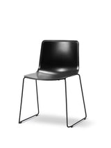 Pato Stol, medestel fra Fredericia Furniture - Black / Krom - Jacobsen Plus