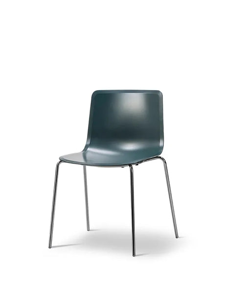 Pato Stol fra Fredericia Furniture - Ancient green / Krom - Jacobsen Plus