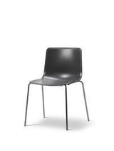 Pato Stol fra Fredericia Furniture - Dark grey / Krom - Jacobsen Plus