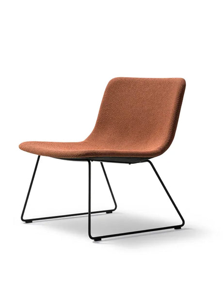 Pato Loungestol fra Fredericia Furniture - Krom stel / Stofgruppe 0 - Jacobsen Plus