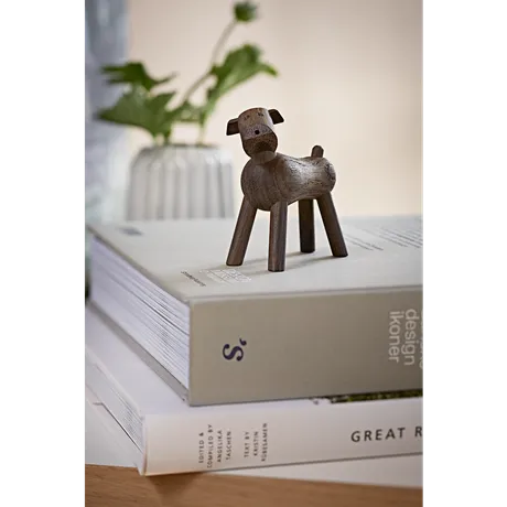 Hund Tim af Kay Bojesen - Røget eg - Jacobsen Plus