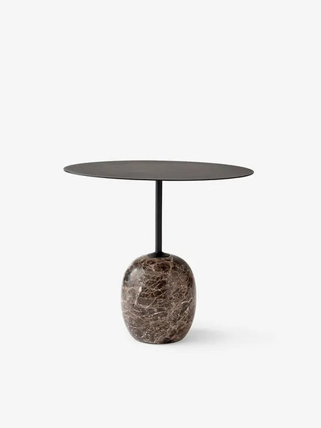 Lato bord LN9 fra &Tradition - Warm black & Emparador marble - Jacobsen Plus