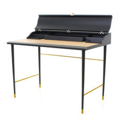 Laval Writing Desk, sortmalet eg fra Stellar Works