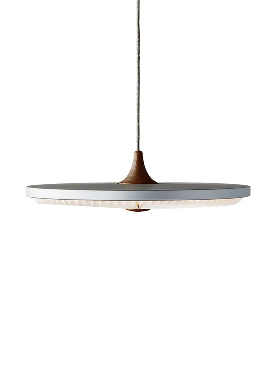 Soleil pendel medium, røget eg, papir skærm fra Le Klint