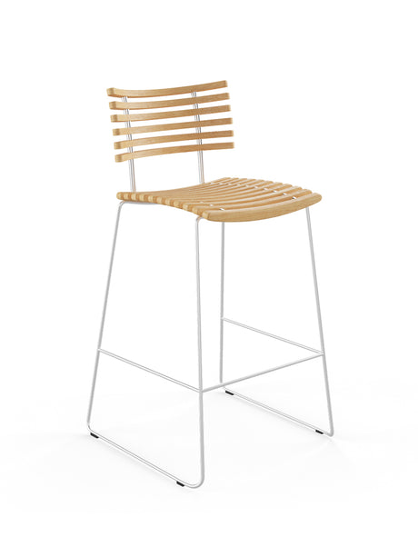 Leopard barstol, rustfrit stel fra Naver Collection - Ask olie - Jacobsen Plus