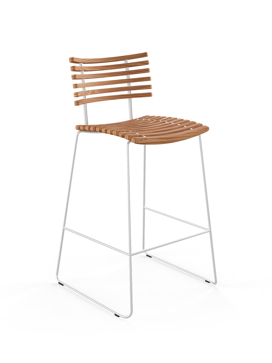 Leopard barstol, rustfrit stel fra Naver Collection - Elm olie - Jacobsen Plus
