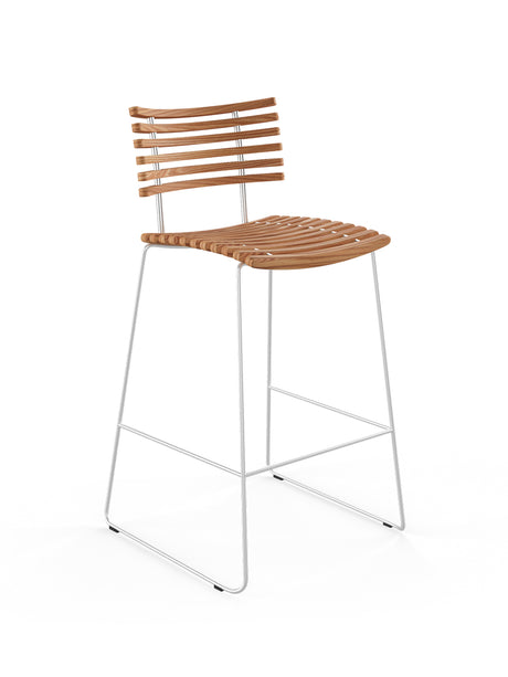Leopard barstol, rustfrit stel fra Naver Collection - Elm olie - Jacobsen Plus