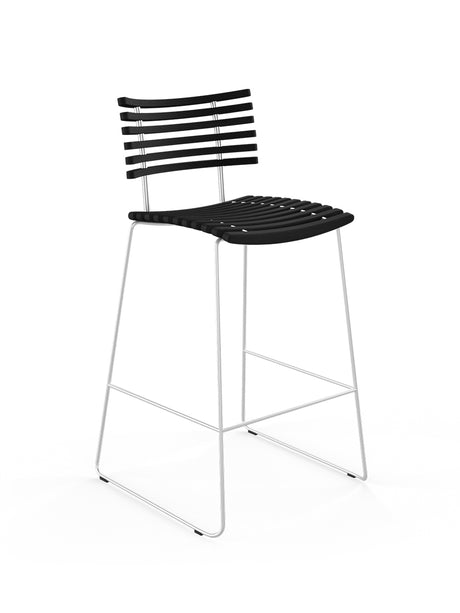 Leopard barstol, rustfrit stel fra Naver Collection - Ask sortbejdset - Jacobsen Plus