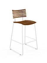 Leopard barstol, rustfrit stel fra Naver Collection - Valnød olie - Jacobsen Plus