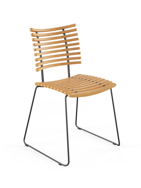 Leopard stol, sort pulverlakeret stel fra Naver Collection - Eg olie - Jacobsen Plus