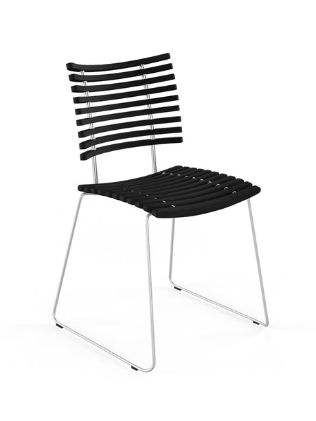 Leopard stol, rustfrit stel fra Naver Collection - Ask sortbejdset - Jacobsen Plus