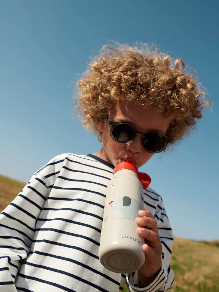 Falk Water Bottle 350 ml, circus/sandy fra Liewood