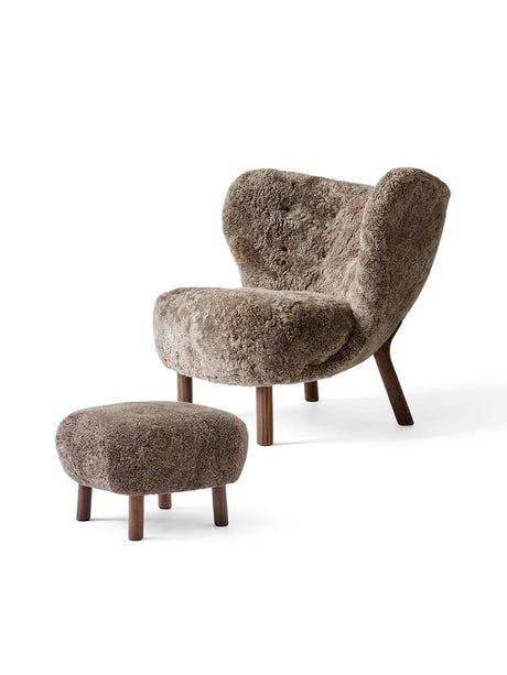 Little Petra inkl. skammel, Sheepskin Sahara fra &Tradition - 1 - Jacobsen Plus
