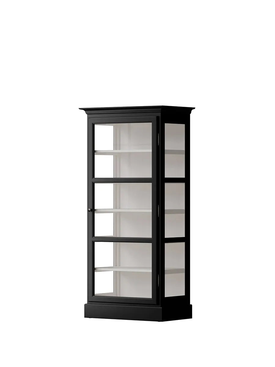 Vitrineskab Classic V3, sort fra Lindebjerg Design - 3 - Jacobsen Plus