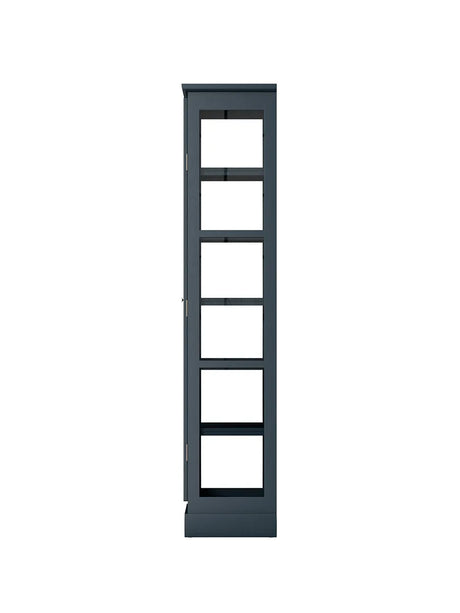 Vitrineskab N1, dark blue fra Lindebjerg Design - 4 - Jacobsen Plus