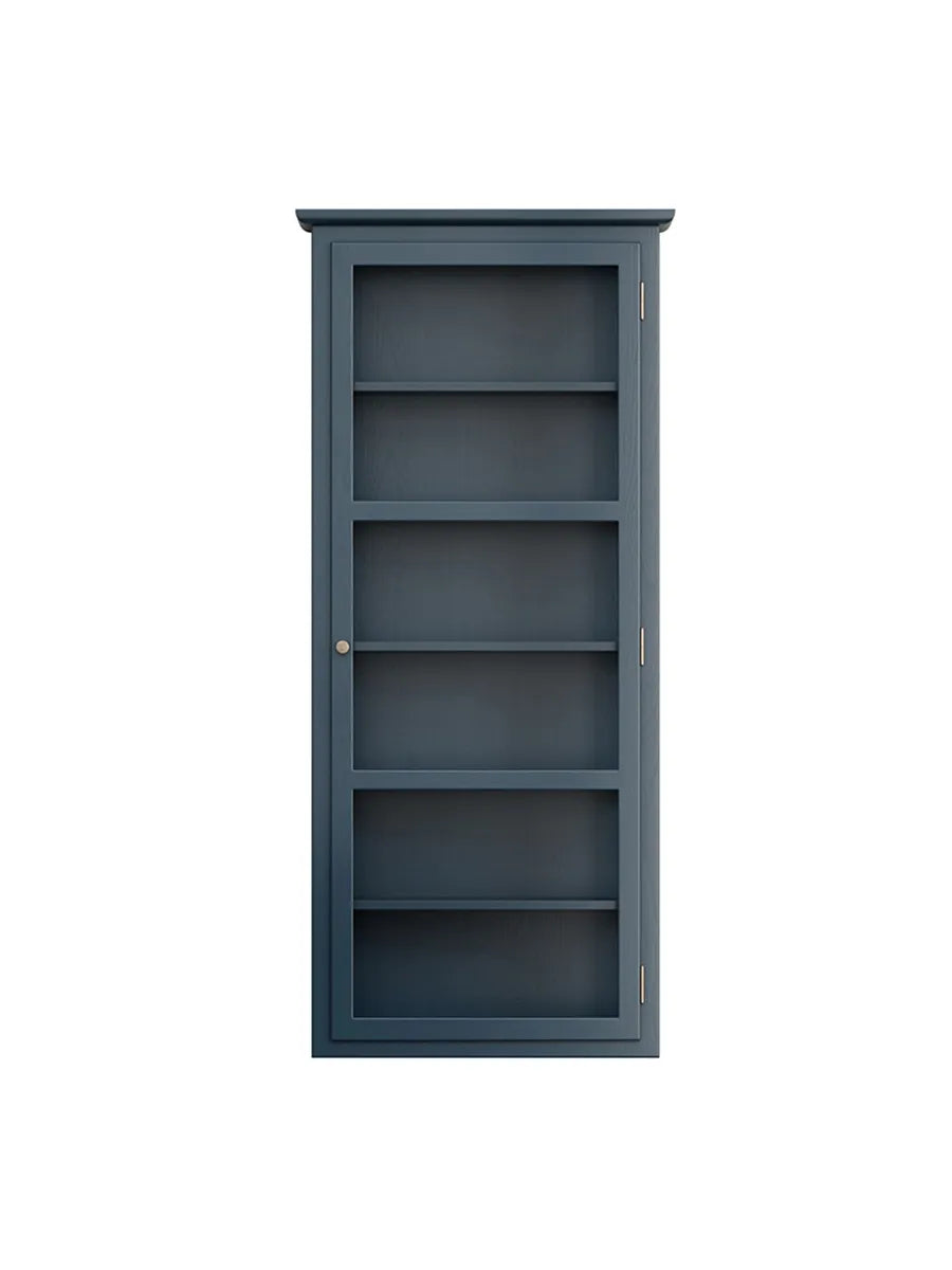 Væghængt Vitrineskab N4, dark blue fra Lindebjerg Design