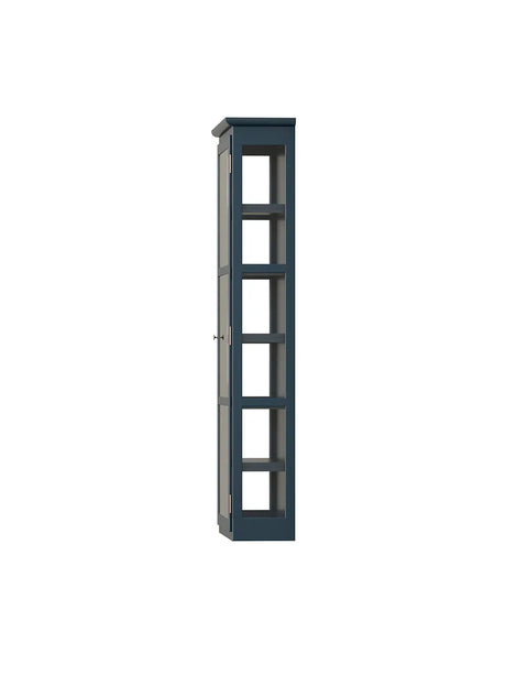 Væghængt Vitrineskab N4, dark blue fra Lindebjerg Design - 4 - Jacobsen Plus