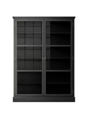 Vitrineskab N2, dark oak fra Lindebjerg Design