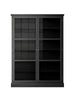 Vitrineskab N2, dark oak fra Lindebjerg Design