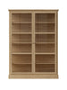 Vitrineskab N2, light oak fra Lindebjerg Design