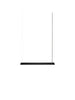 Linear Pendant Lamp 87,2 cm, black fra Muuto