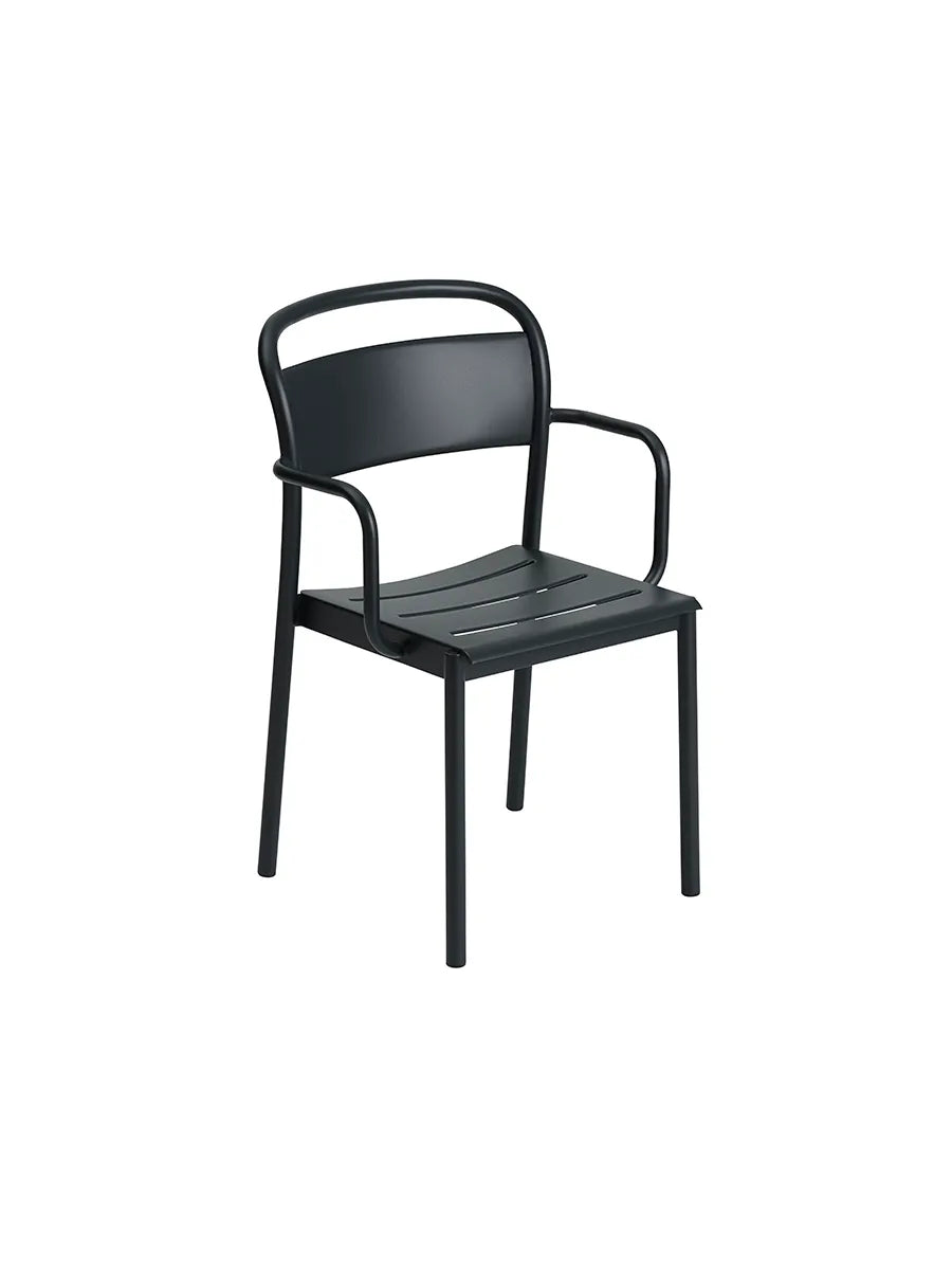 Linear Steel Armchair fra Muuto - Anthracite black - Jacobsen Plus