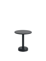 Linear Steel Coffee Table, Ø42 fra Muuto - Anthracite black - Jacobsen Plus